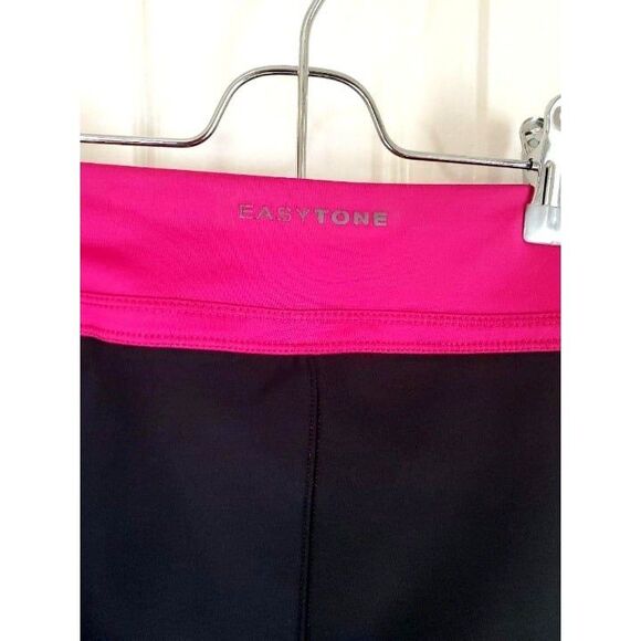 Reebok Womens Leggings Black S Active Workout 90s Y2K Bootcut - Picture 5 of 6